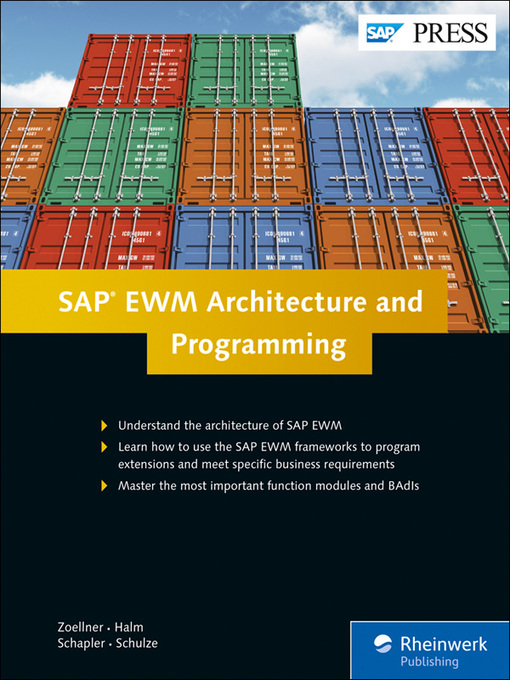 Title details for SAP EWM Architecture and Programming by Peter Zoellner - Wait list